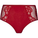 Nina von C - Dames Maxi-Taille Slip - Champagne - Hoge Kanten Dames Slip - Elastisch Katoenen Onderbroek