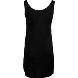 Onderjurk - Zwart - Viscose 81% en Polyester 19% - Comfortabele Pasvorm