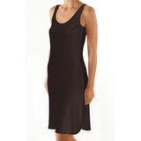 Onderjurk - Zwart - Viscose 81% en Polyester 19% - Comfortabele Pasvorm