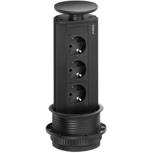 Evoline T-dock rvs met 2 stopcontacten