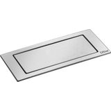 EVOline - 106380 - Inbouwstekkerdoos - RVS - 2-voudig - Randaarde
