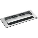 EVOline - 106380 - Inbouwstekkerdoos - RVS - 2-voudig - Randaarde