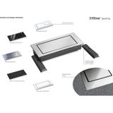 EVOline - 106380 - Inbouwstekkerdoos - RVS - 2-voudig - Randaarde