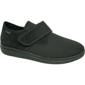 Fischer - Comfortabele Platte Pantoffels - Zwart - Uniseks - Gezondheidsslippers