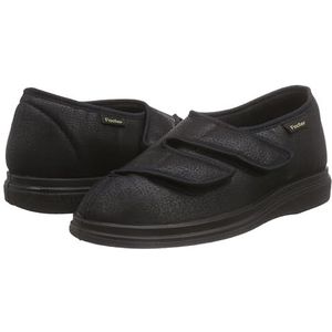 Fischer Unisex Ortho platte pantoffels, Zwart Zwart Zwart 222, 36 EU X-Breed