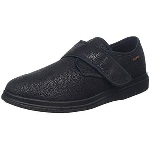 Fischer Pantoffels voor heren, orthopedisch vlak, zwart 222