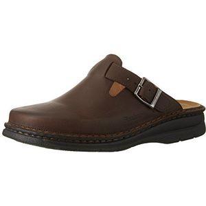 Fischer - Pantoffels - Donkerbruin - Leder - Steunzool