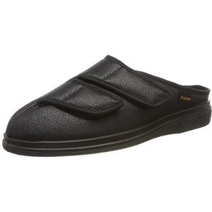 Fischer - Markenschuh - Pantoffels - Zwart - Zacht Materiaal - Antislipzool