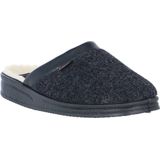 Fischer - Andy - Pantoffels - Zwart Antraciet - Viltlook - Scheerwol