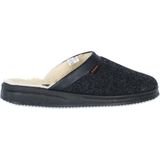 Fischer - Andy - Pantoffels - Zwart Antraciet - Viltlook - Scheerwol