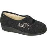 Fischer - Pantoffels - Grijs Donker - Vilt - Antislip Onderzool