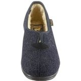Fischer - 203528 - Pantoffels - Blauw - Dames - Met Schapenwol Voering
