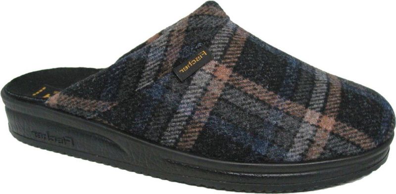 Fischer - Heren Muil 204602 - Grijs - Vilten Bovenwerk - PU-Zool