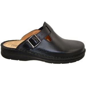 Fischer Merkschoen voor heren, sandalen, wisselvoetbed, zwart, 44 EU