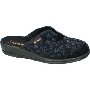 Fischer dames dora pantoffels, Blauw Blauw Zwart 552, 38 EU