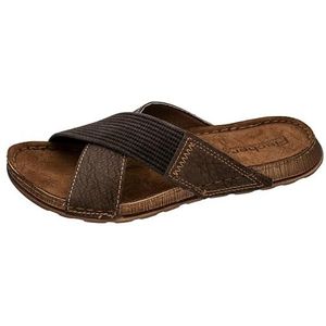 Fischer Lukas Slippers voor heren, Bruin moer 74, 42 EU