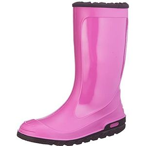 Fischer Unisex Fille rubberlaarzen, grijs/paars (heide), 41 EU