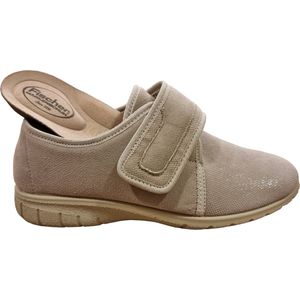 Fischer - N18103 888 - Klittband Schoen - Zand - Leer - Stretchmateriaal