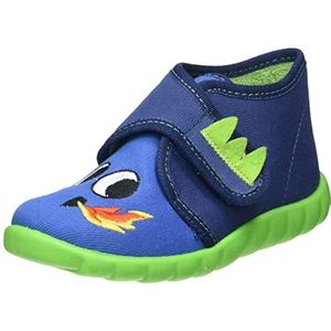 Fischer Jongens Flexi Pantoffels, blauwgroen, 23 EU