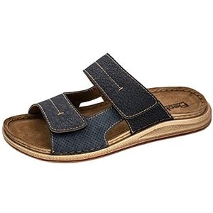 Fischer Merkschoenen voor heren, slippers, instapschoenen, backless slippers, tuinschoenen, zomerklompen, blauw, maat 41 EU, Blauw 555, 41 EU