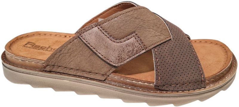 Fischer 546663 - Slipper - Bruin - Leer