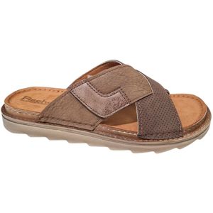 Fischer Slippers Heren - Slide - Bruin