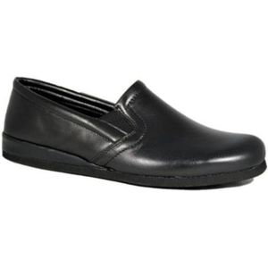 Rohde - 6402 - Pantoffels - Zwart - Glad Leer - Rubber Zool
