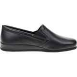 Rohde - 6402 - Pantoffels - Zwart - Glad Leer - Rubber Zool