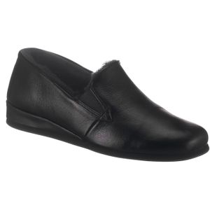 Rohde - Viborg - Pantoffel - Black - Leer - Rubber