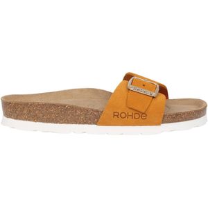 Rohde Alba - Dames Sandaal - Oranje - Suède - Antislipzool