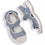 Rohde Biella - dames sandaal - wit - nubuckleer - neopreen voering