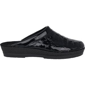 Rohde - Neustadt - Dames Slof - Zwart - Lakleer - Antislip Zool