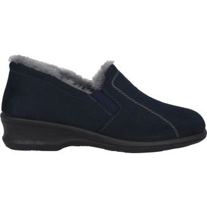 Rohde Farun - Dames Slof - Blauw - 100% Wollen Voering