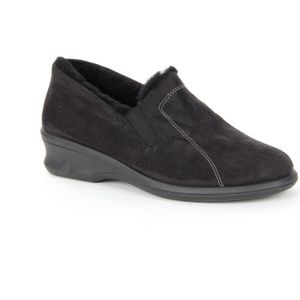 Rohde - Farun - Pantoffel - Black - Microvelour - Lamsvacht