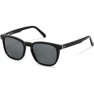 Rodenstock Zonnebrillen voor dames en heren, R Acetate zonnebrillen, zwart, 52
