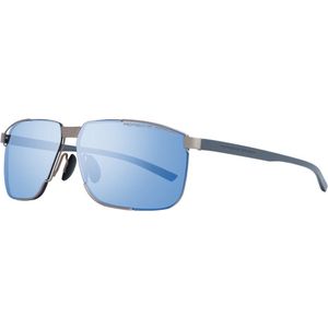 Porsche Design Zonnebril P8680 D Gold en Gray Blue Silver Mirror 64 mm | Sunglasses