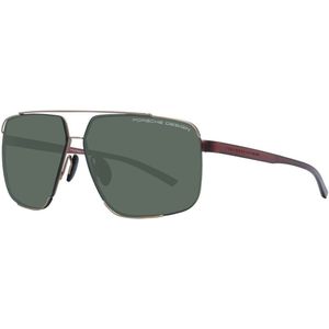 Porsche Design P8681 B Zonnebril - Heren - Goudkleurig - Gepolariseerd