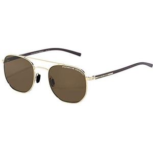 Porsche Design Zonnebril P8695 B Gold Brown AR Comfort Blauw | Sunglasses