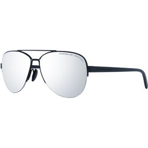Porsche Design Zonnebril P8676 Een zwarte Mercury Silver Mirror | Sunglasses
