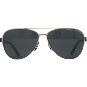 Porsche Design Zonnebril P8676 D goudgrijs blauw