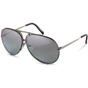 Porsche Design, Zonnebrillen Grijs, unisex, Maat:63 MM