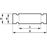 LAPP 83259081 CAB 12-58 Kabelmarkering met kabelbinder Montagemethode: Kabelbinder Markeringsvlak: 58 x 12 mm Transparant 1 stuk(s)