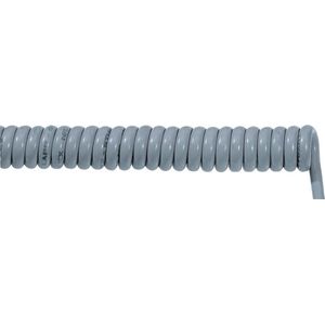 Lapp - 70002726 Spiralkabel ölflex® spiral 400 p 500 mm / 1500 mm 7 g 0.75 mm² Grau 1 St.