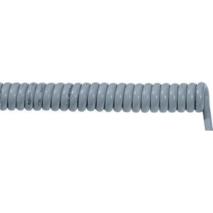 70002671 Spiralkabel ölflex® spiral 400 p 1000 mm / 3000 mm 12 g 1 mm² Grau 1 St. - Lapp