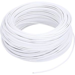 100 meter Lapp 0049105 Ölflex Heat 180 SiF siliconen kabel 0,75mm² wit I-ader kabel temperatuurbestendig -50 tot +180 graden Celsius I koudebestendig I halogeenvrij