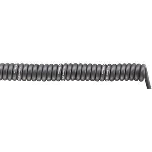 Lapp Kabel - spiraal H07BQ-F zwart 4 x 1,5 mm² spiraal lengte zwart (-): 500/1500 mm