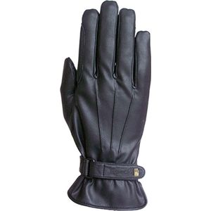 Handschoen Weymouth fleece Black - 9 | Paardrij handschoenen