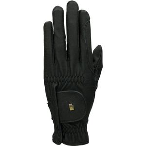 Handschoen Roeck-Grip Black - 7.5 | Paardrij handschoenen
