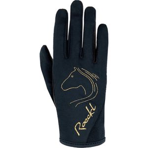 Roeckl paardrijhandschoenen Grip zwart - Horse Riders Classics