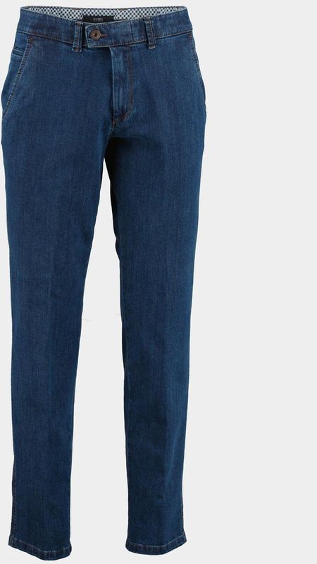 Brax - Flatfront Jeans - Blauw - Katoenmix - Regular Fit